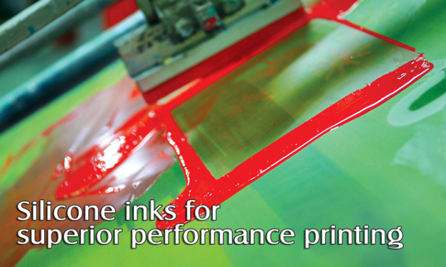 Silicone inks for superior performance printing
