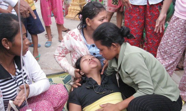 Cambodian guidelines to stop fainting of factory workers