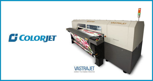 ColorJet displaying best-selling digital textile printer Vastrajet