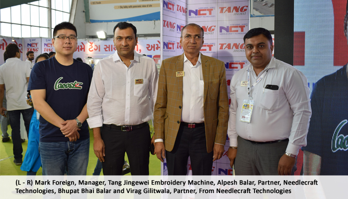 Needlecraft Technologies takes dealership of Tang Embroidery Machines
