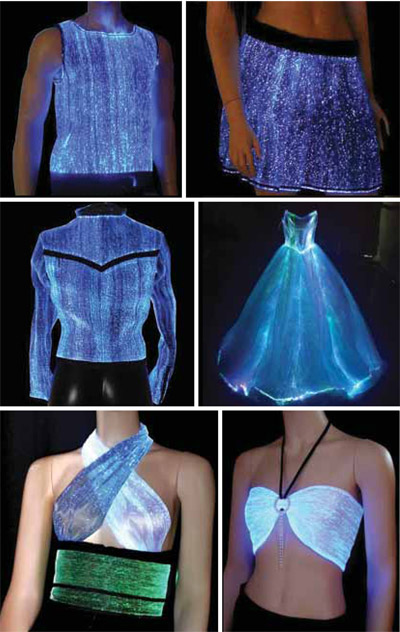 Luminous Fiber Optic Fabric A