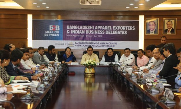 Bangla apparel exporters meet Indian business delegates