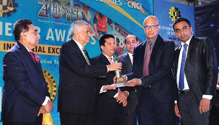 Teejay Lanka recognised for industrial excellence