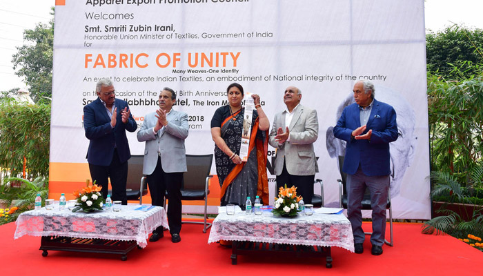 Fabric of Unity commemorates the Indian textiles industry