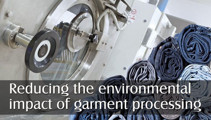Reducing the environmental impact of garment processing