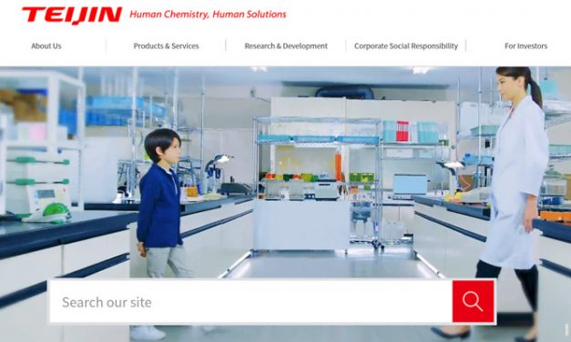 New website featuring improved usability by Teijin