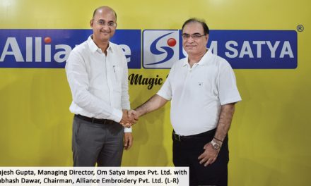 Om Satya and Alliance Embroidery join hands to form Yuemei India