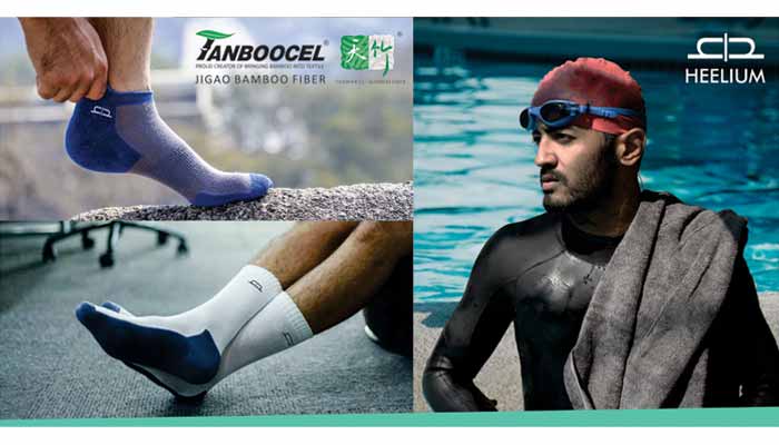 Heelium offers innovative bamboo socks & towel range