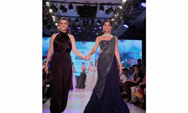 Rebecca Dewan presents Morning Mist at Gurugram International Couture Week
