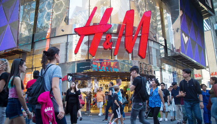 H&M first half sales increases 11 per cent