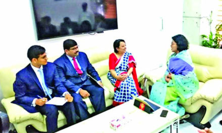 Indian High Commissioner meets BGMEA President