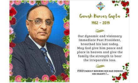 FIEO mourns sad demise of Ganesh Kumar Gupta