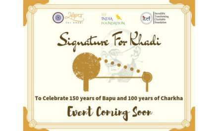 Sankalp for Khadi to hold Signature for Khadi event
