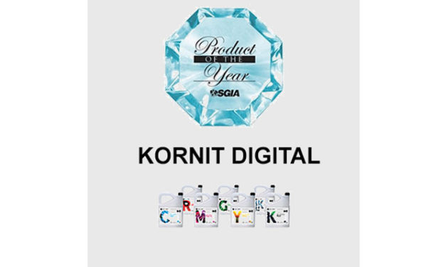 Kornit Robusto Inks grabs SGIA Product of The Year Award