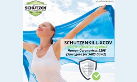 SCHUTZEN Chemical group successfully validates its Anti-microbial & Anti-Viral textile finish