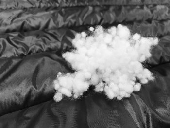 Made of 60 percent Sorona® + 40 percent REPREVE, ECOLoft Air SR is a voluminous natural down-like synthetic fiberfill for puffer jackets and similar products.