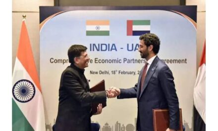 A historic agreement that would greatly facilitate trade and investment between India and the UAE