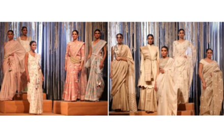 11 designers elevate the sari with design interventions