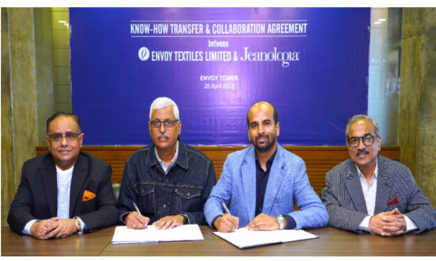 Envoy Textiles Ltd will collaborate with Jeanologia to establish “ECO-LAB”