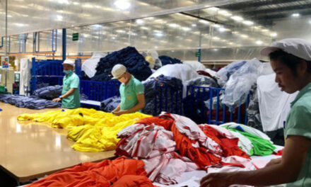 India’s garment exports fell 0.42% YoY in August to $1232.7 mn