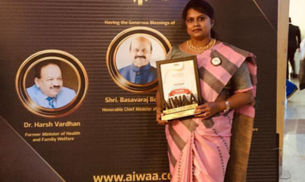 “The Women of the Future” award received by Poornakala, VP, Women’s Empowerment at Eastman Global Clothing