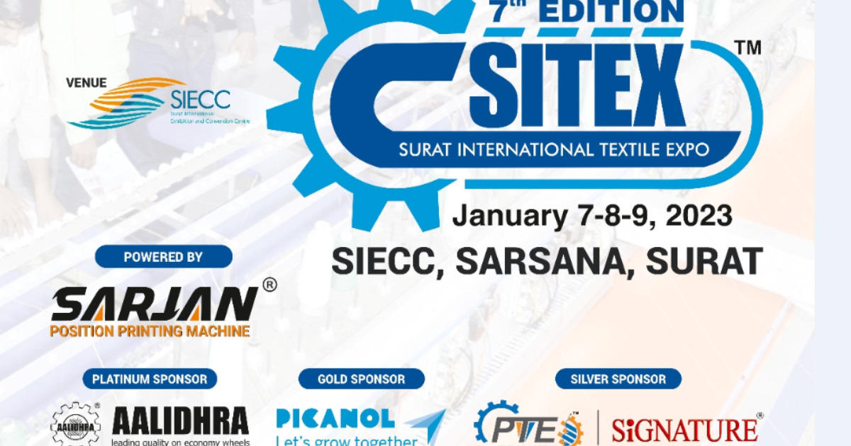 SITEX 2023 To provide an excellent opportunity to the Surat textile