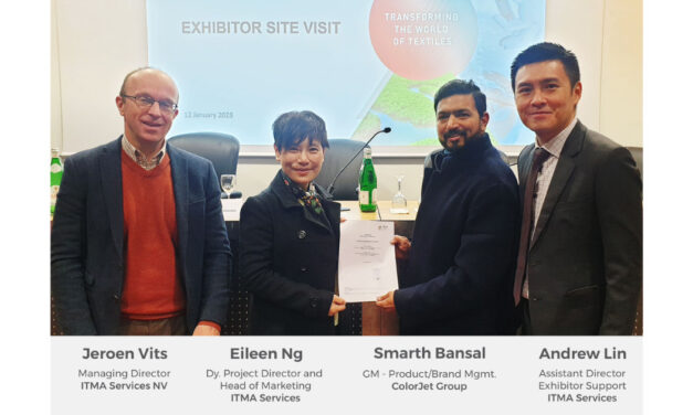 ColorJet retains Platinum Sponsorship of ITMA 2023