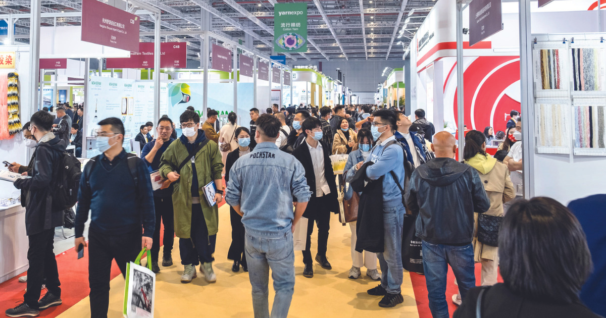 China reconnected: Long-awaited return to in-person business at recent Yarn Expo Spring