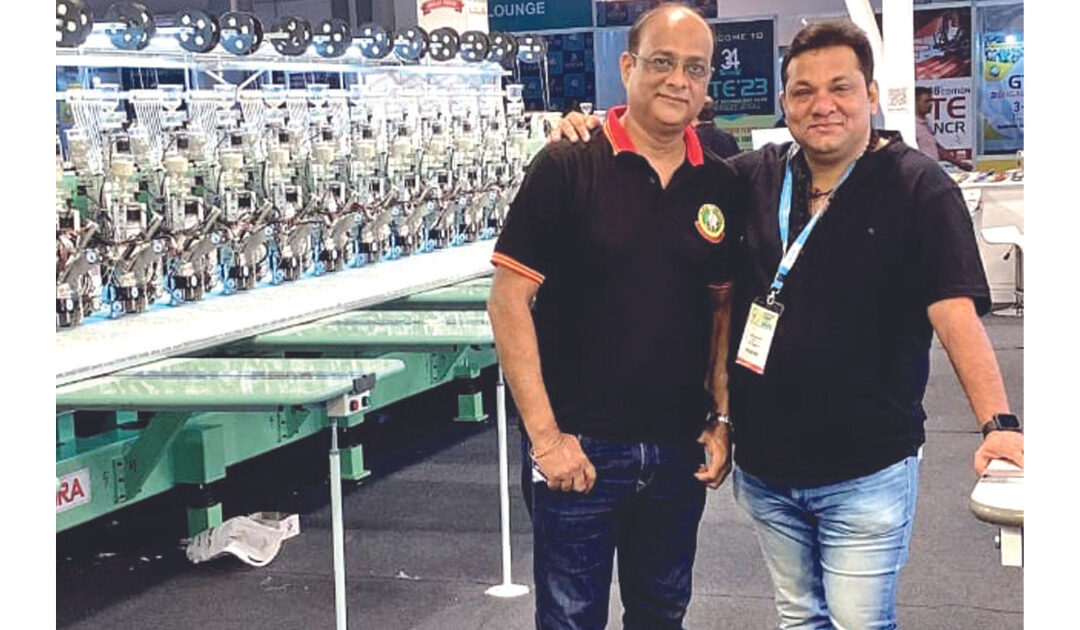 AURA – Revolutionizing the embroidery industry Successfully launched hand work embroidery Machine