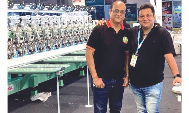 AURA – Revolutionizing the embroidery industry Successfully launched hand work embroidery Machine