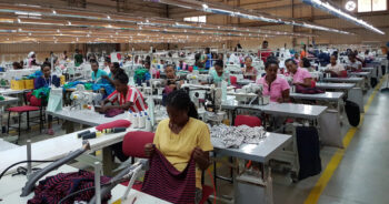Ghanaian clothing manufacturers are supported by the German Government