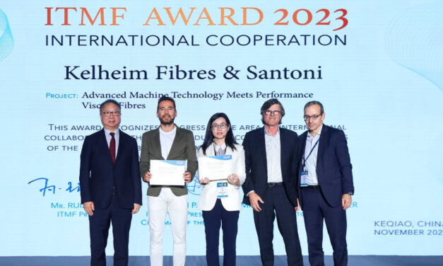 Kelheim Fibres and Santoni win the ITMF International Cooperation Award 2023