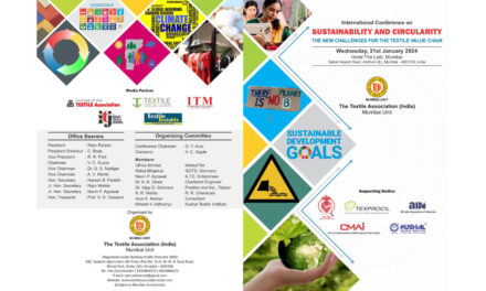TAI (Mumbai) unit to organize International Conference on “Sustainability and Circularity – The New Challenges for The Textile Value Chain”