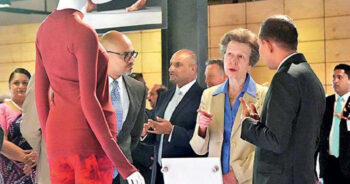 The British Princess Anne's first destination in Sri Lanka is MAS Holdings