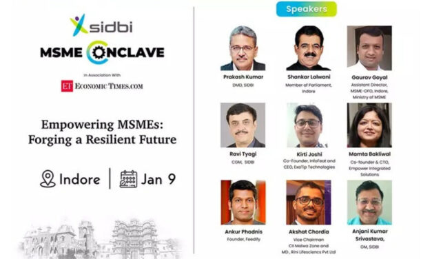 The first MSME conclave in Indore will focus on policy reforms and nurturing MSMEs
