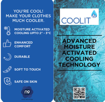 N9 World Technologies introducing Advanced Moisture Activated Cooling Technology