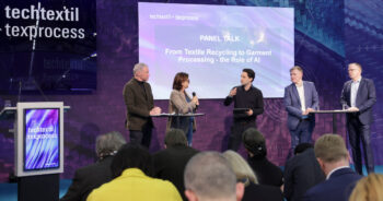 Techtextil and Texprocess: strong start with 1,700 exhibitors and a panel discussion on new opportunities with AI, from textile production and processing to recycling