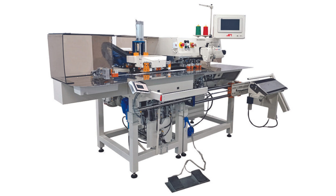 Automatic Belt Loop and Pocket Setter by Jam International