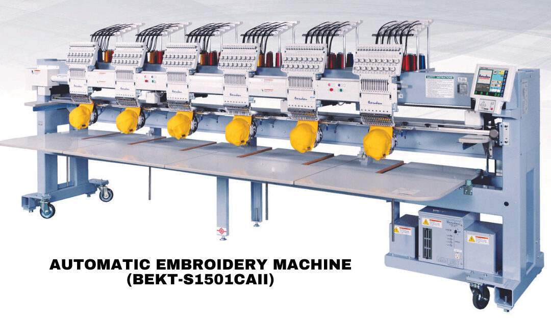 Automatic Embroidery Machines by Barudan Co. Ltd.