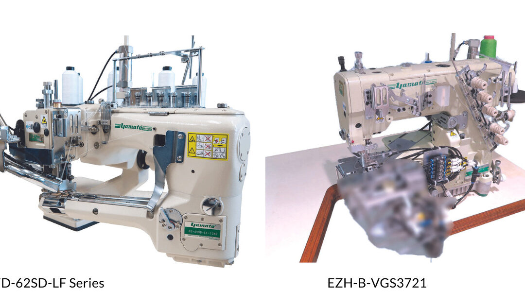 Flatseamer and Bottom Hemming machines by Yamato