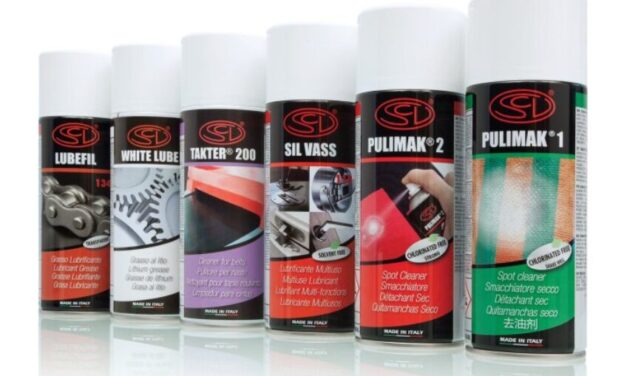 Embroidery and Garment Manufacturing Sprays by Siliconi