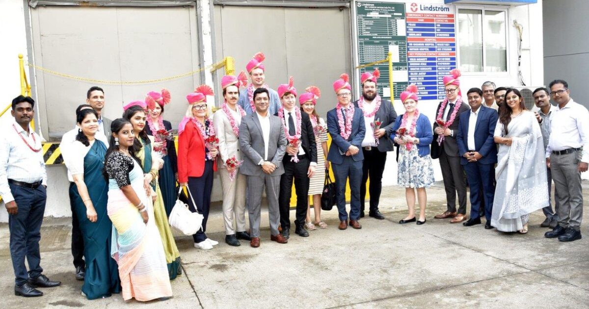 Finnish parliament members visit Lindström’s Mumbai facility as part of 75-Year diplomatic celebration