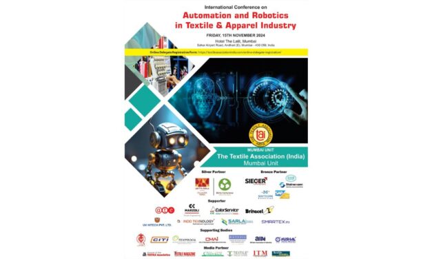 The Textile Association (India), Mumbai Unit to organize International Conference on “Automation and Robotics in Textile & Apparel Industry”