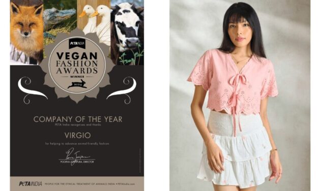 Virgio honoured with PETA India’s 2024 Vegan Fashion Award for Company of the Year