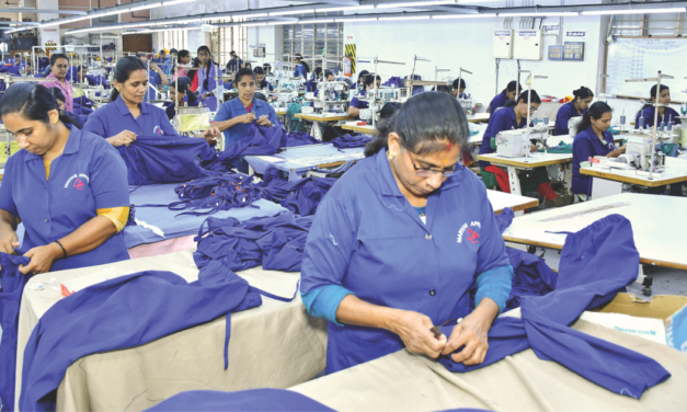 India’s share of global trade in textiles and apparel stands at 3.9%