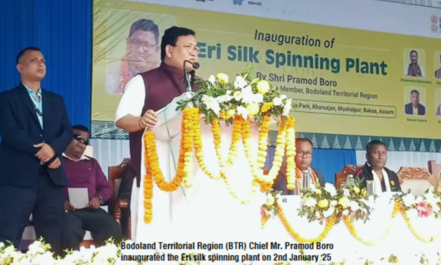 NEHHDC inaugurates Eri Silk Spinning Plant in Assam