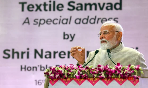 Prime Minister Shri Narendra Modi addresses the Bharat Tex 2025