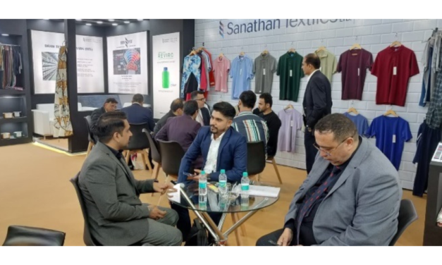Sanathan Textiles showcases innovation and growth plans at Bharat Tex 2025