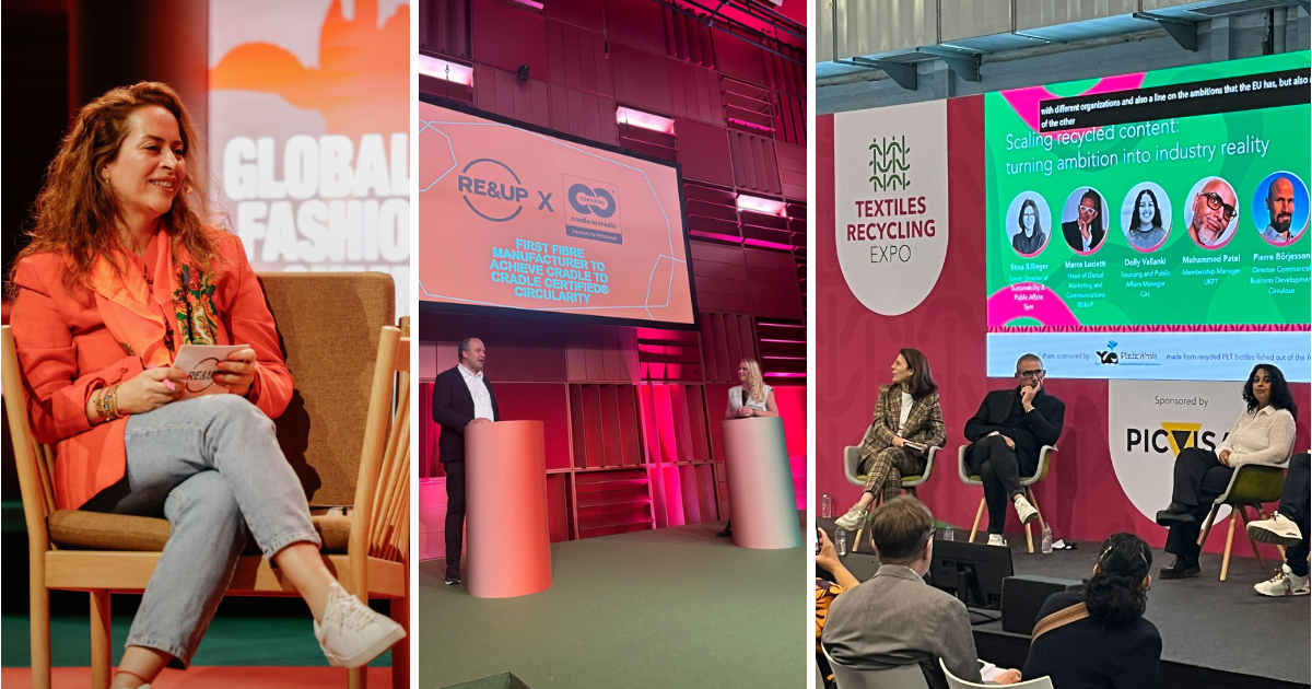 Driving the future of textiles: RE&UP sparks momentum at Global Fashion Summit and Textiles Recycling Expo