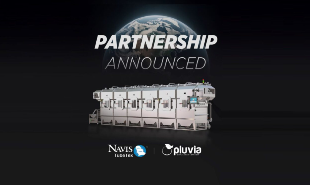 Navis TubeTex Partners with Pluvia to deliver expanded sales and support for continuous washing and bleaching applications
